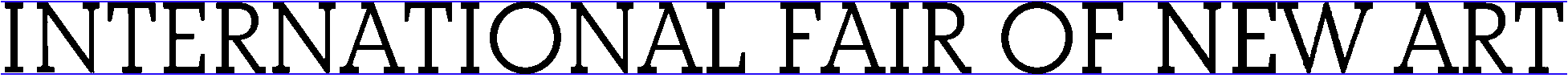 Base line and mean line of uppercase Latin characters