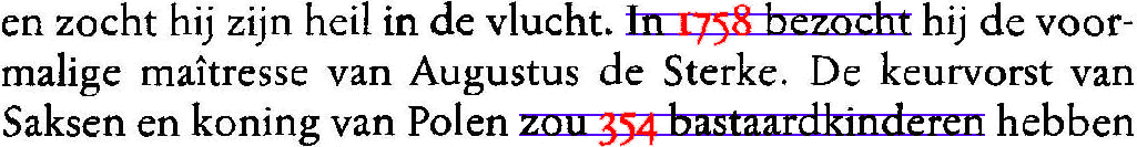 Text with lowercase, old-style numerals