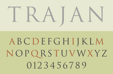 Trajan typeface